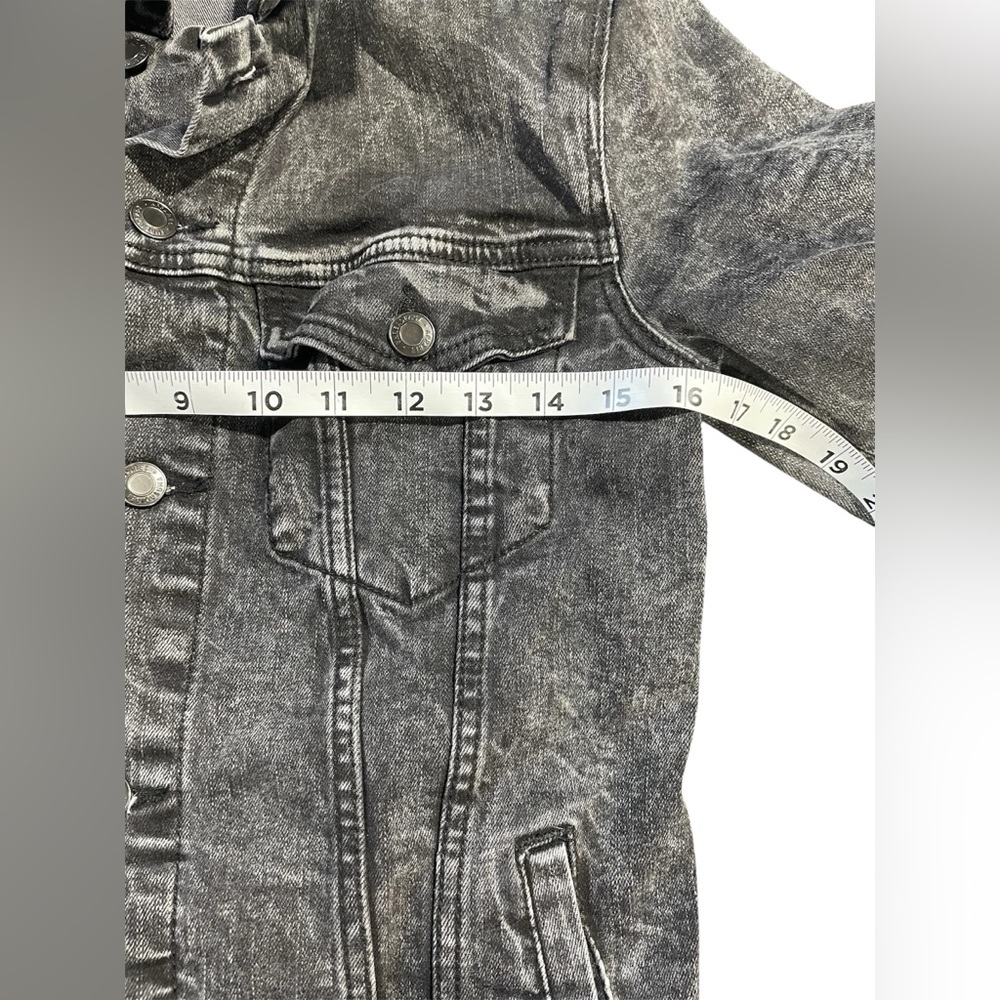 Altra Black Denim Graphic Long Sleeve Patch “Stay Out There” Jacket S Women’s - Picture 10 of 12